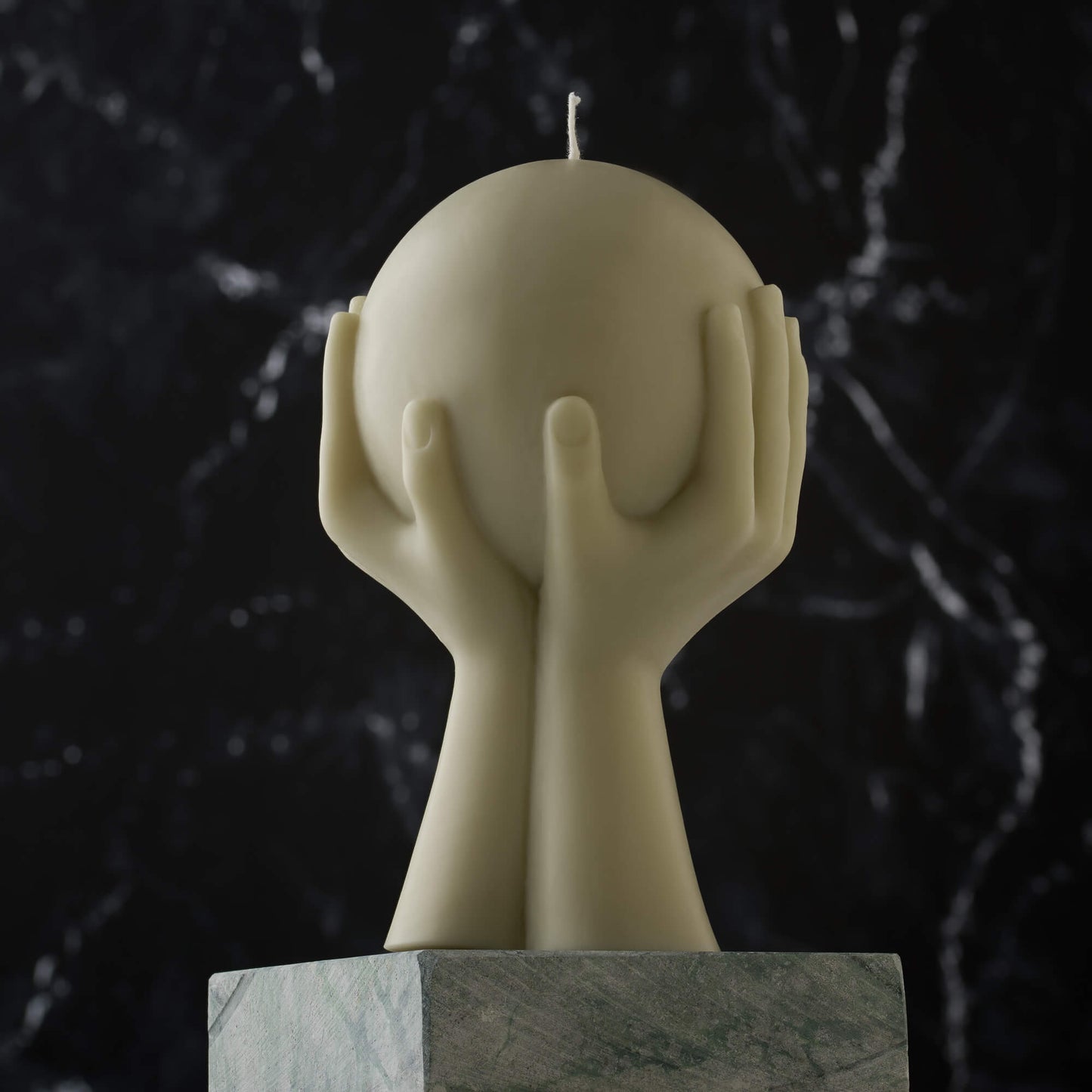 Selene moon goddess candle - tan smoke