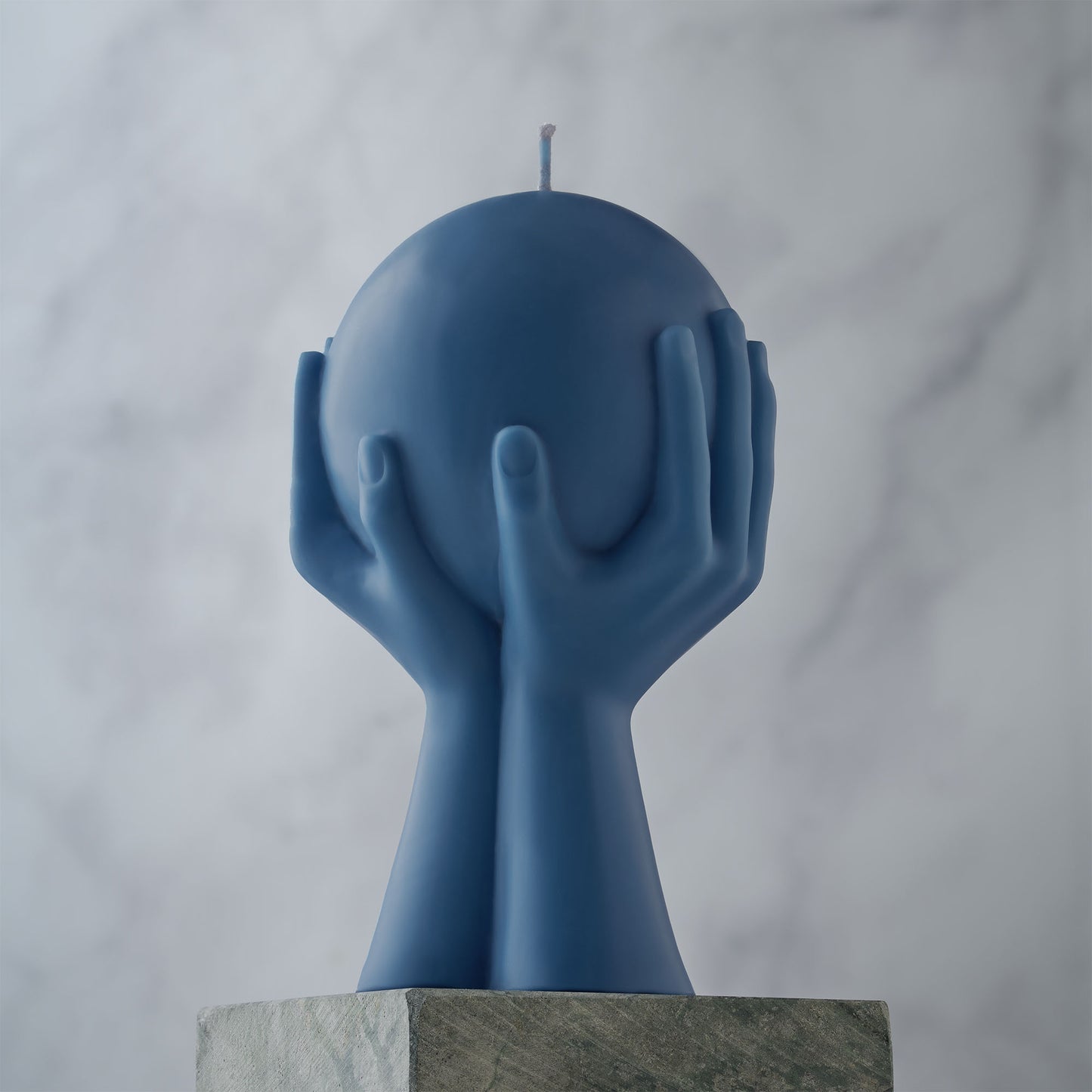 Selene moon goddess candle -  lucid blue