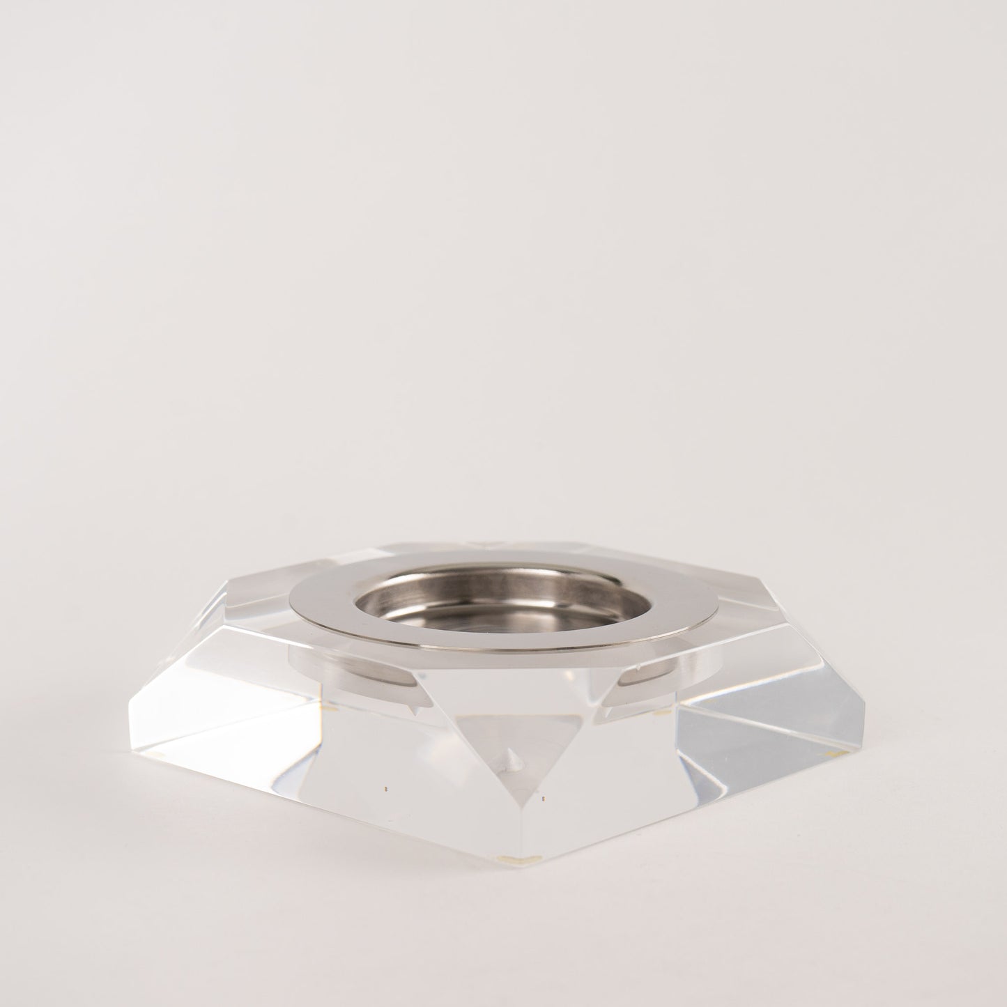 vintage ritts co. astrolite lucite table lighter and ashtray set