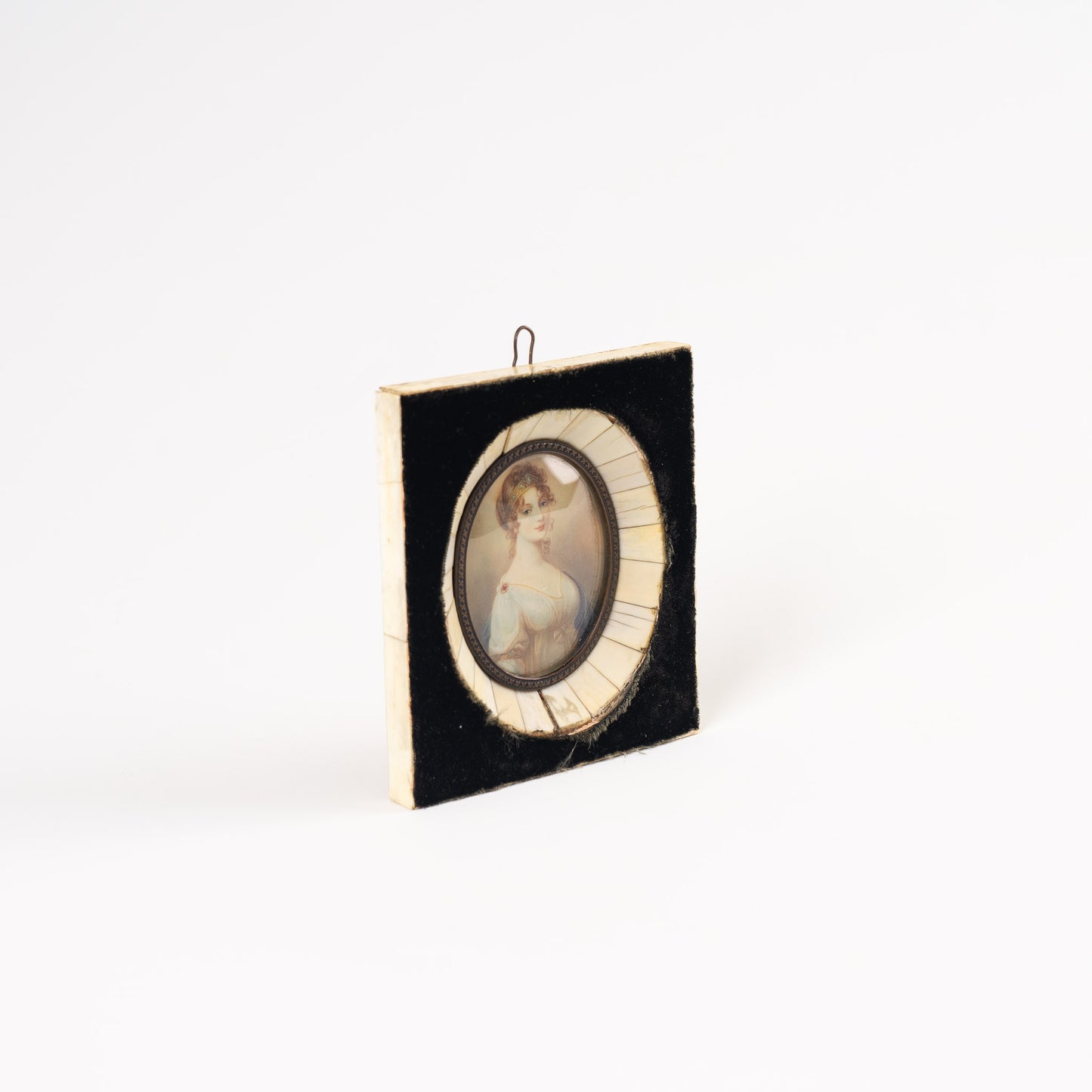 Antique 19th Century Miniature Painting of Queen Louise Prussia