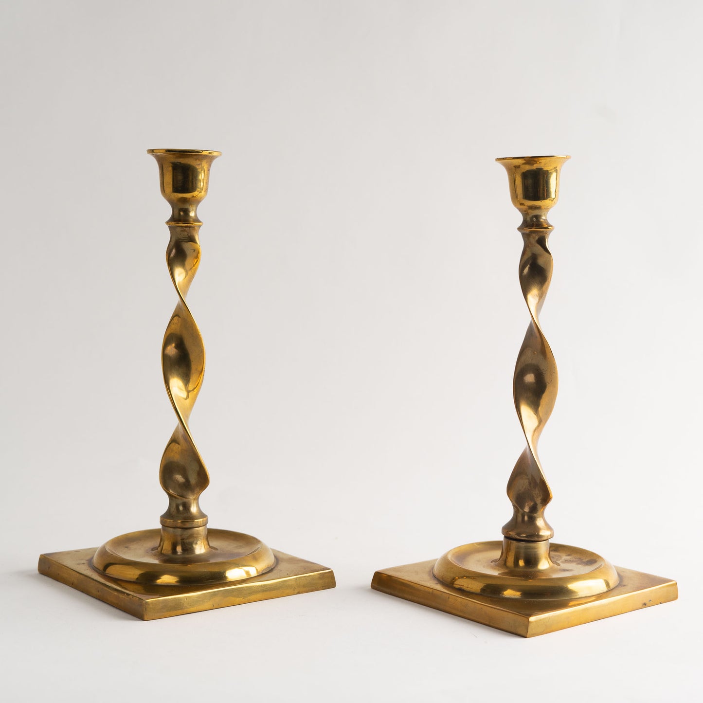 Vintage Mottahedeh Brass Candlestick Holders
