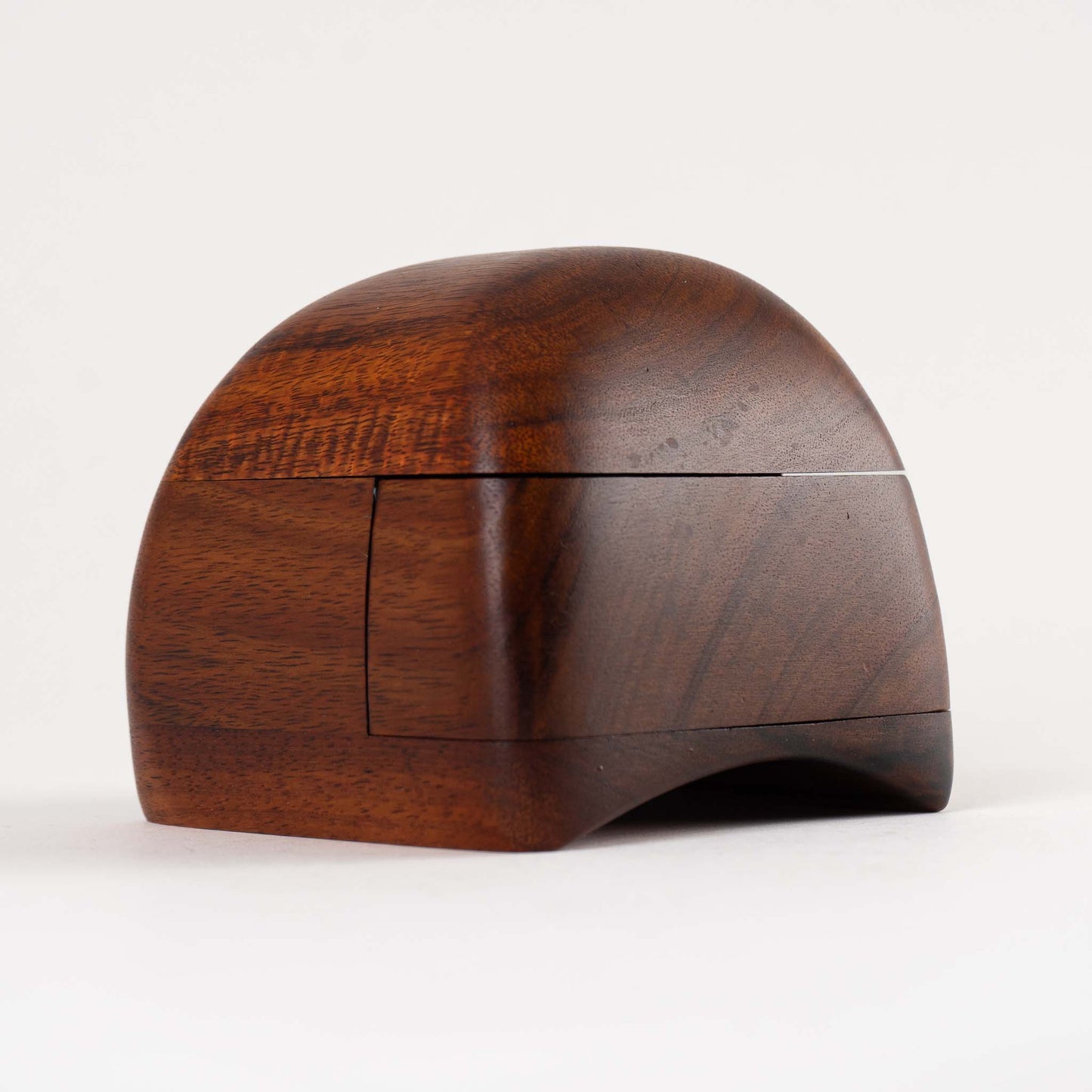 Vintage Carved Wood Sculptural Puzzle Jewelry Box - Marilyn and Fred Buss