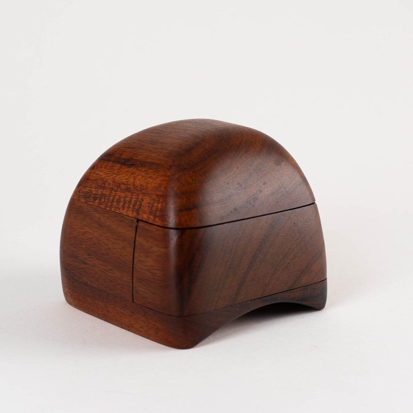 Vintage Carved Wood Sculptural Puzzle Jewelry Box - Marilyn and Fred Buss