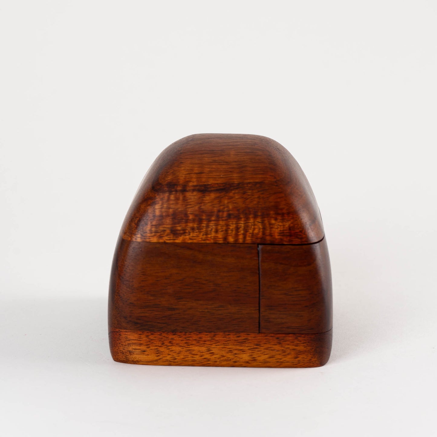 Vintage Carved Wood Sculptural Puzzle Jewelry Box - Marilyn and Fred Buss