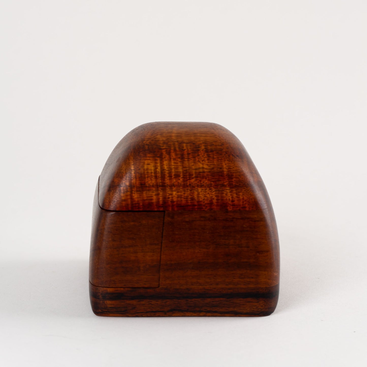 Vintage Carved Wood Sculptural Puzzle Jewelry Box - Marilyn and Fred Buss