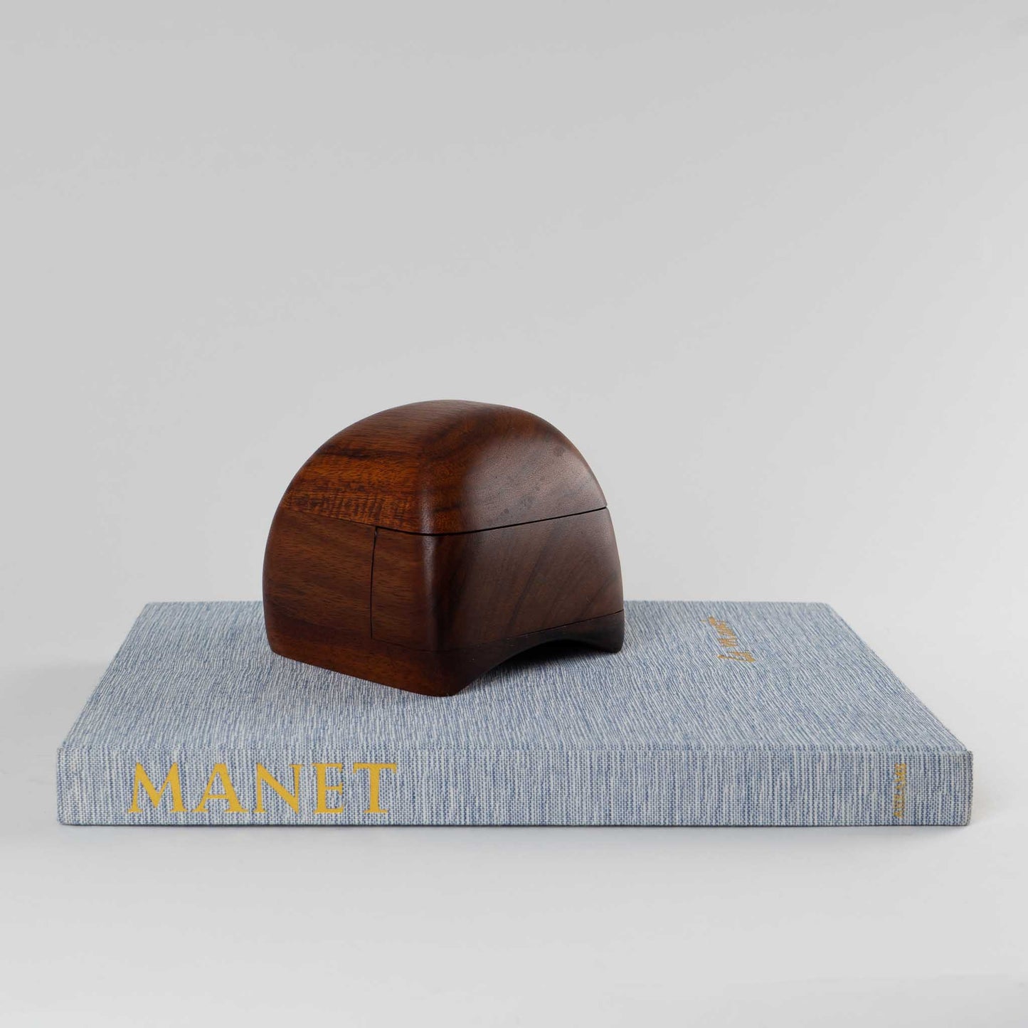 Vintage Carved Wood Sculptural Puzzle Jewelry Box - Marilyn and Fred Buss