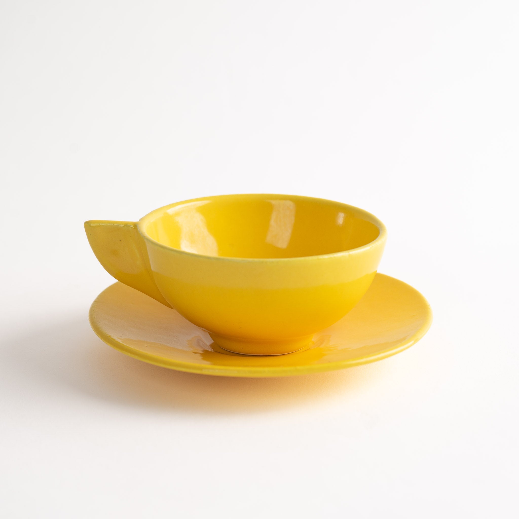 Vintage Mid-Century Modern Yellow Coffee Cups and Saucers  The Vintage  Advisor