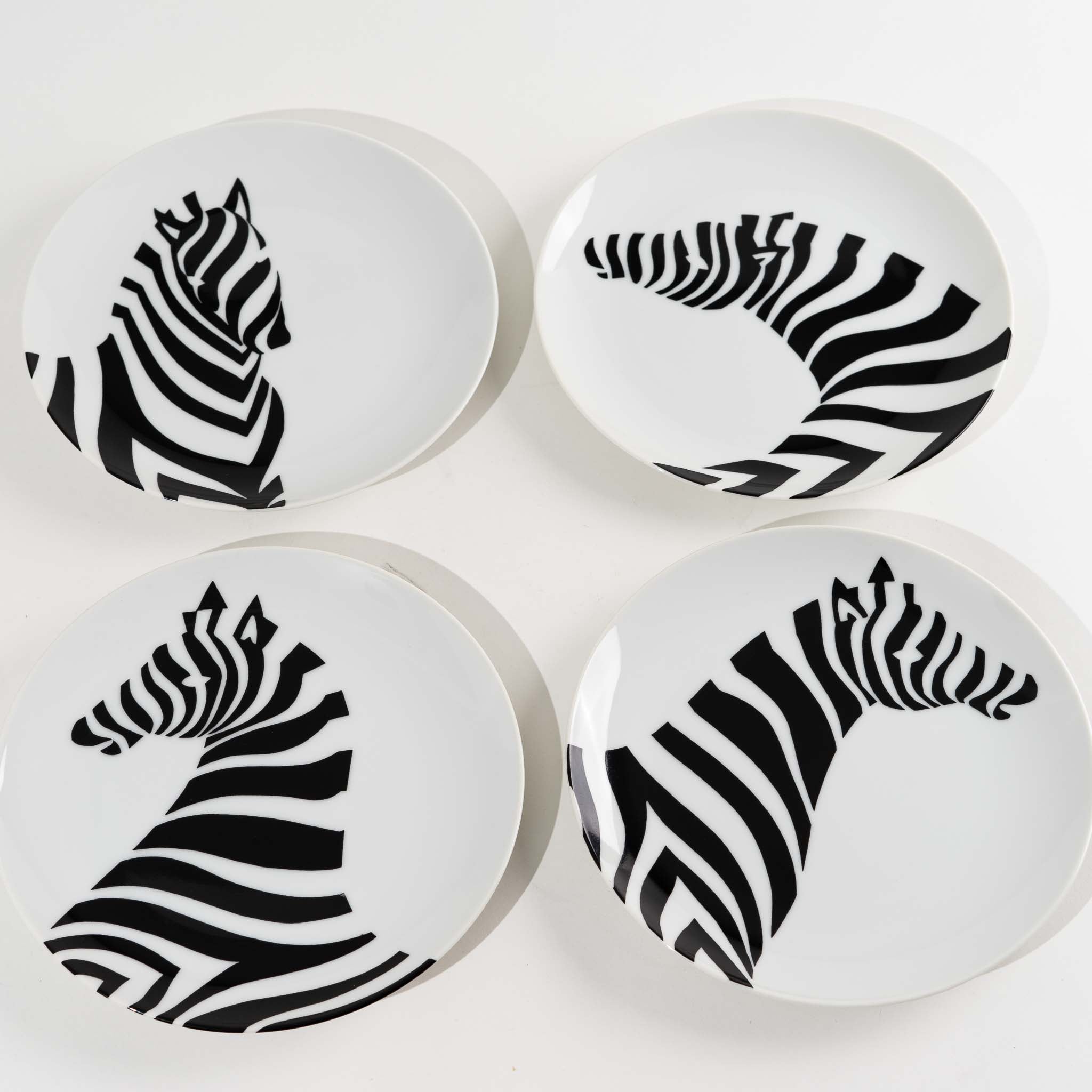 Vintage Fitz and Floyd Zebra Plate Set – The Vintage Advisor