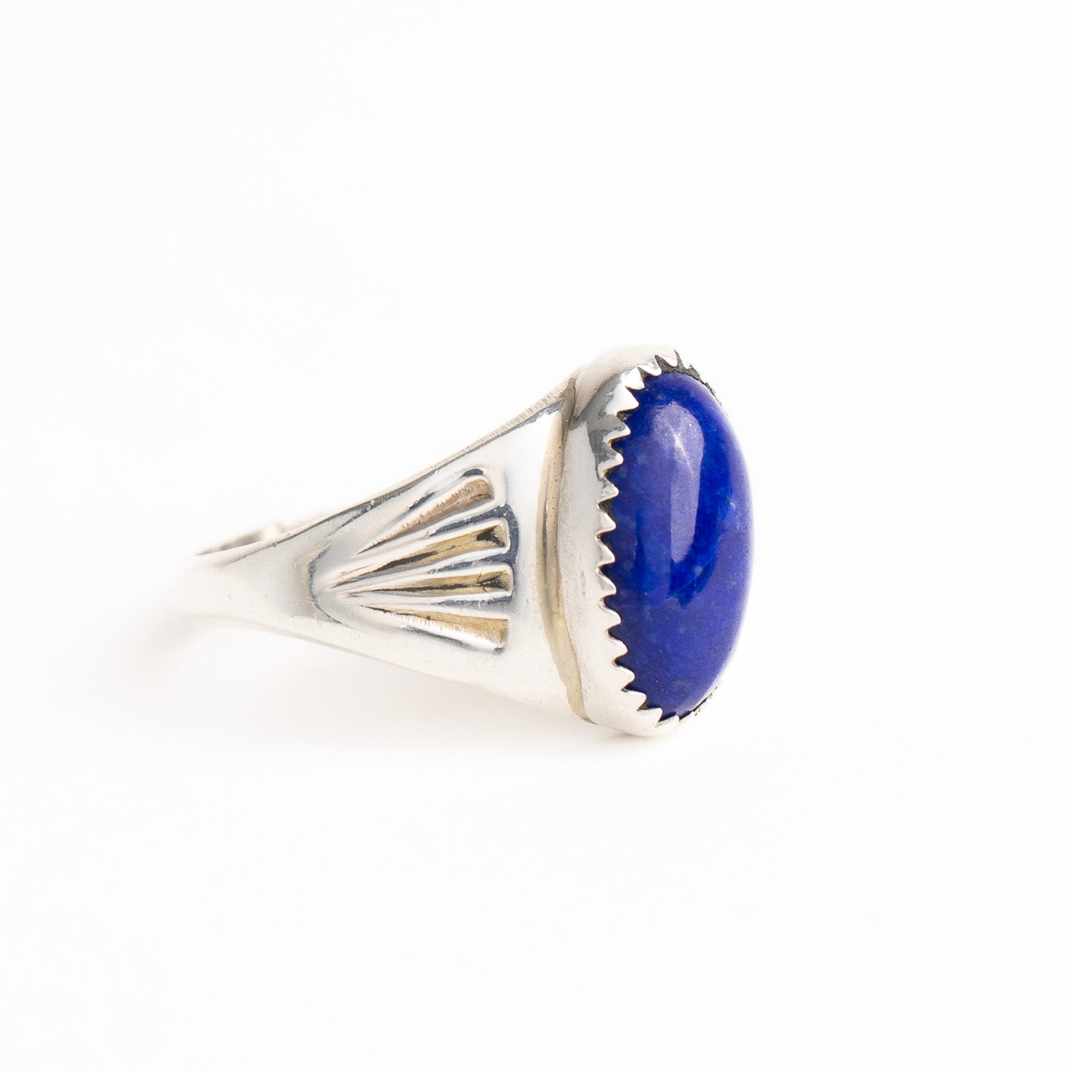 Vintage Artisan Lapis Lazuli Ring by Annie Lincoln - Size 9