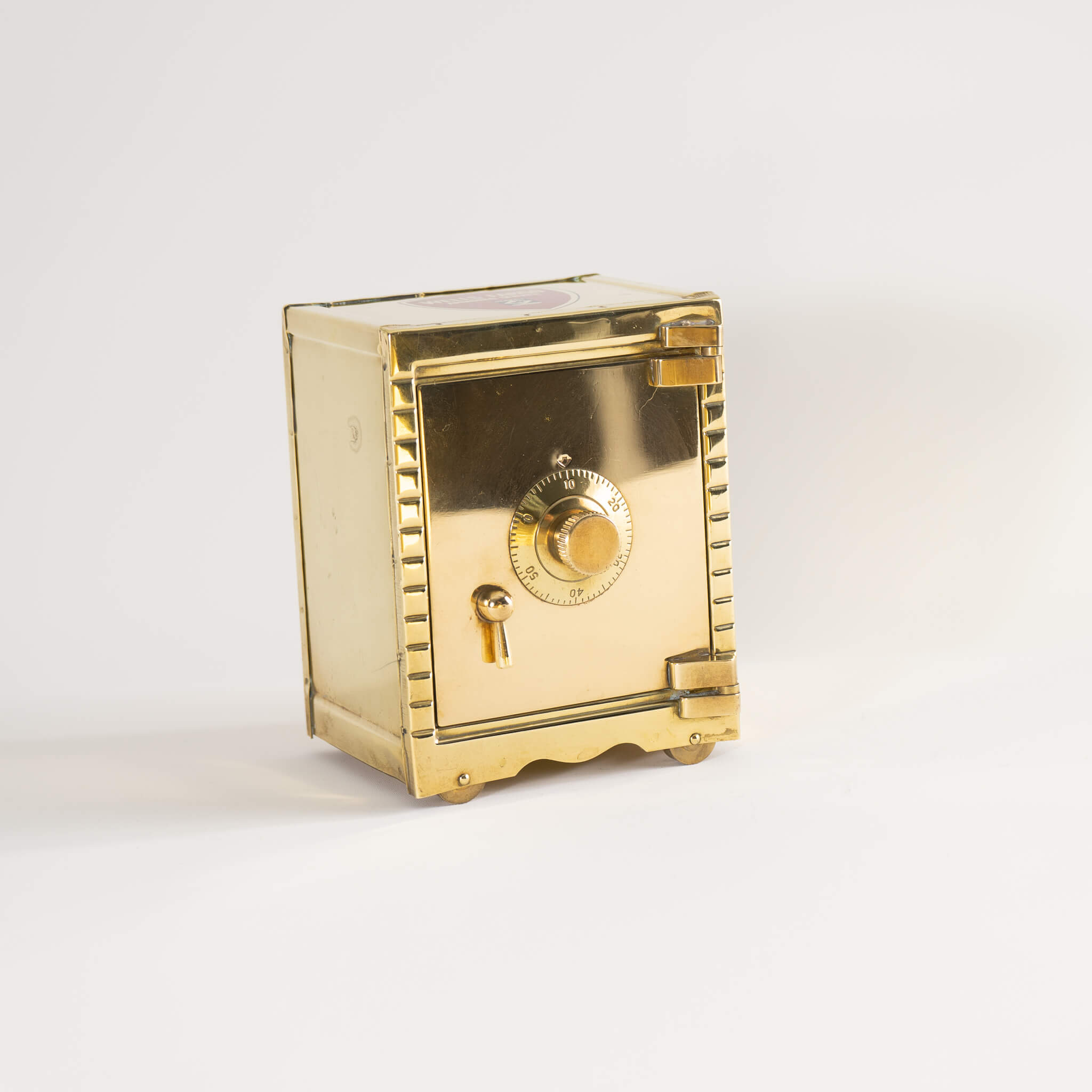 Vintage Brass Wells Fargo Bank Safe Piggy Bank – The Vintage Advisor