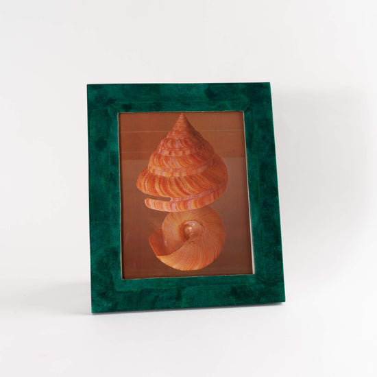 Vintage Green Faux Marble Picture Frame