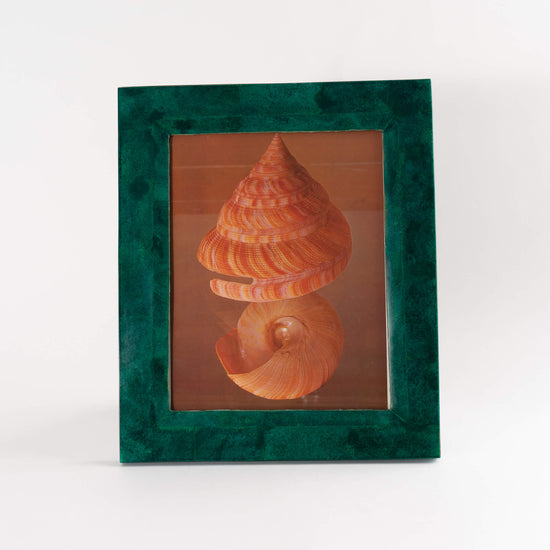 Vintage Green Faux Marble Picture Frame
