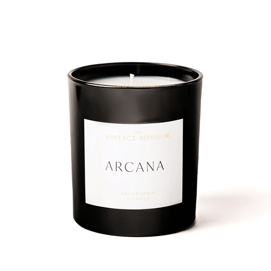 arcana sacred space luxury candle tarot card reading scented 