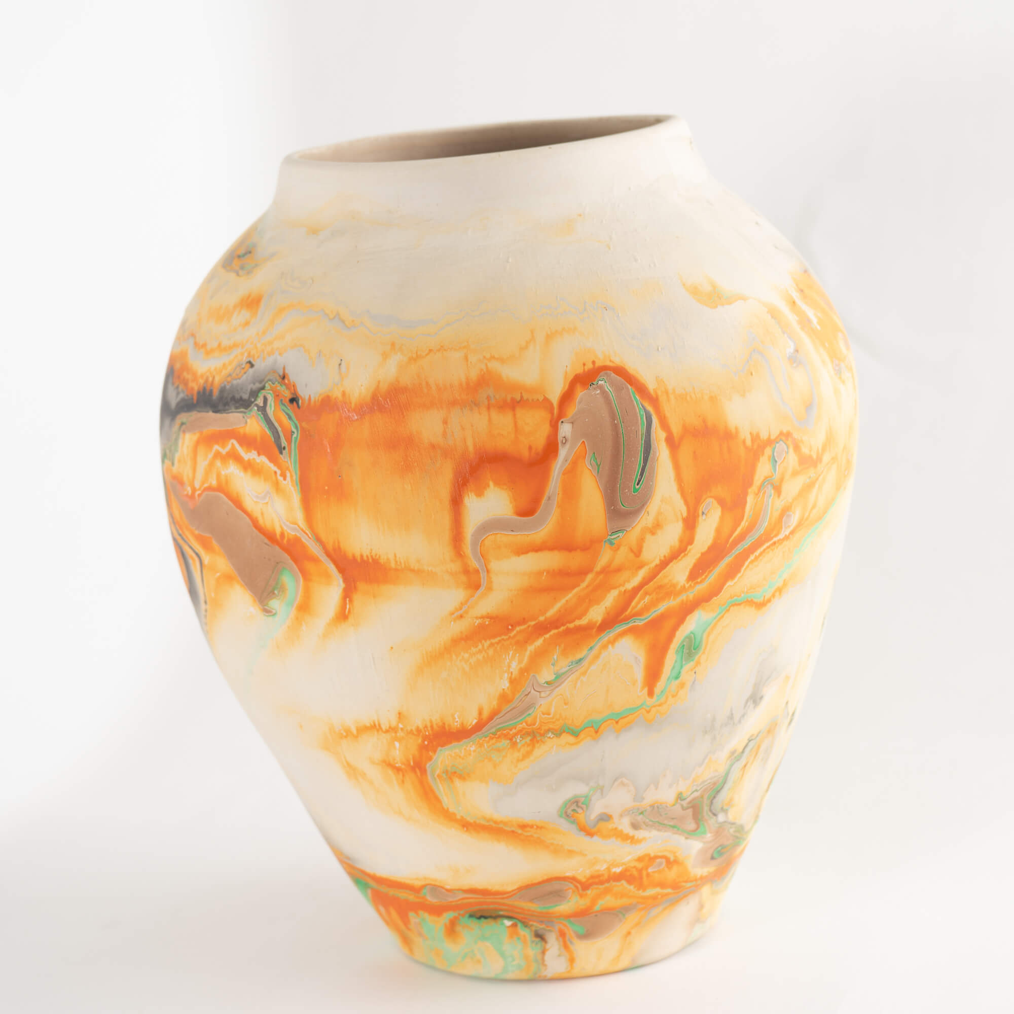 Vintage Monumental Nemadji Pottery Vase – The Vintage Advisor