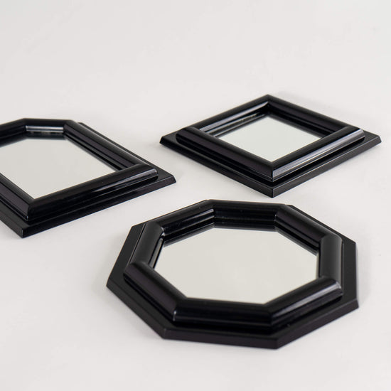 Geometric Wall Mirrors - Set of 3