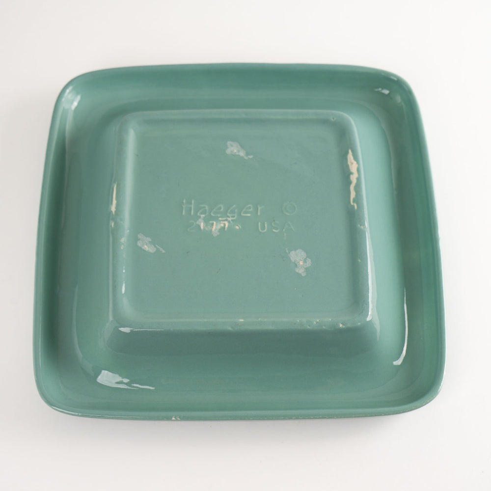 
                      
                        Vintage Haeger Green Square Catchall Tray
                      
                    