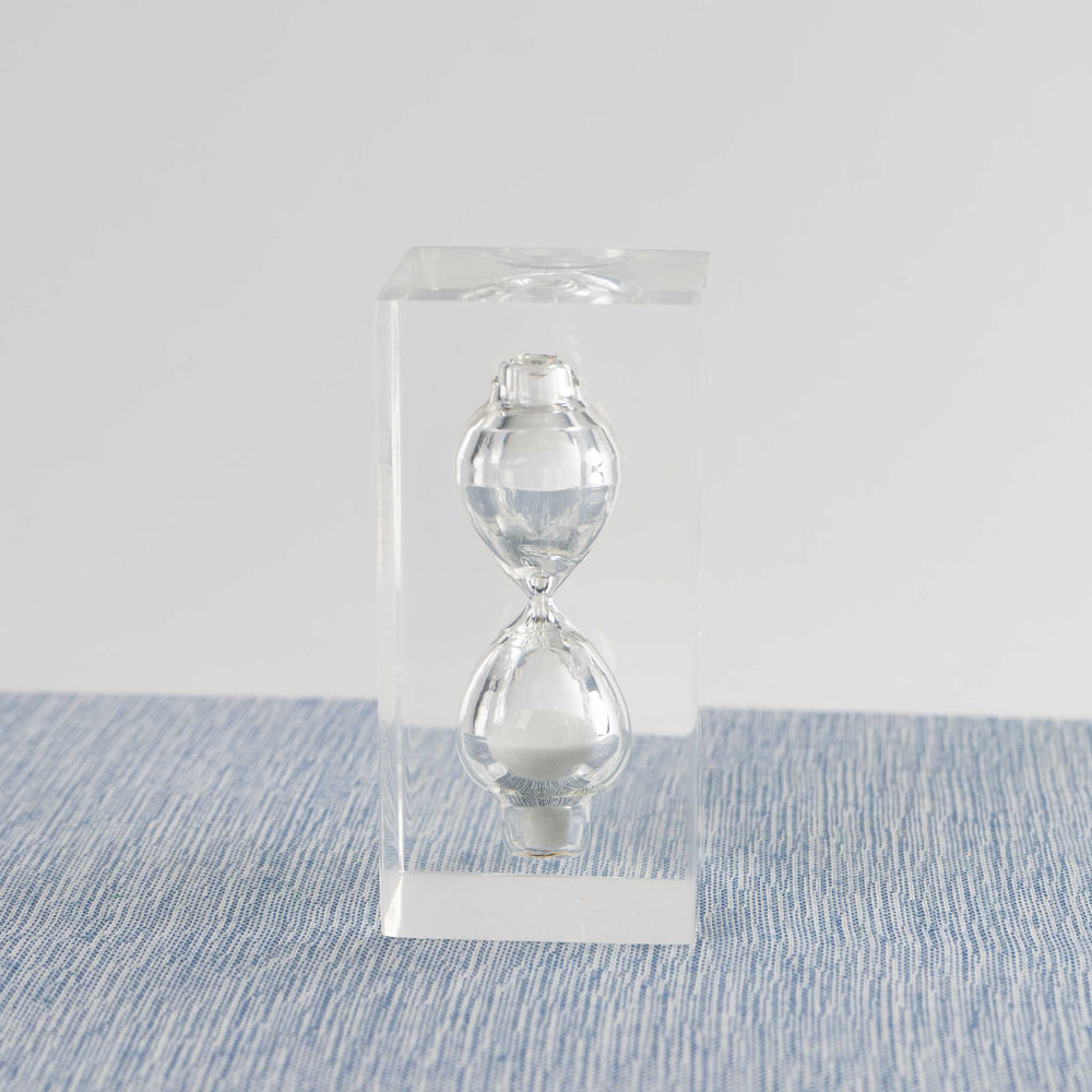 
                      
                        Vintage Lucite Hourglass Timer
                      
                    