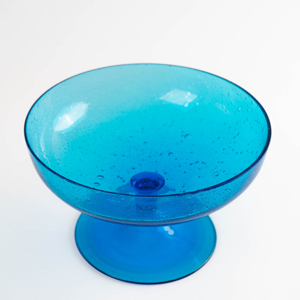 
                      
                        Vintage Blue Bubble Glass Bowl
                      
                    