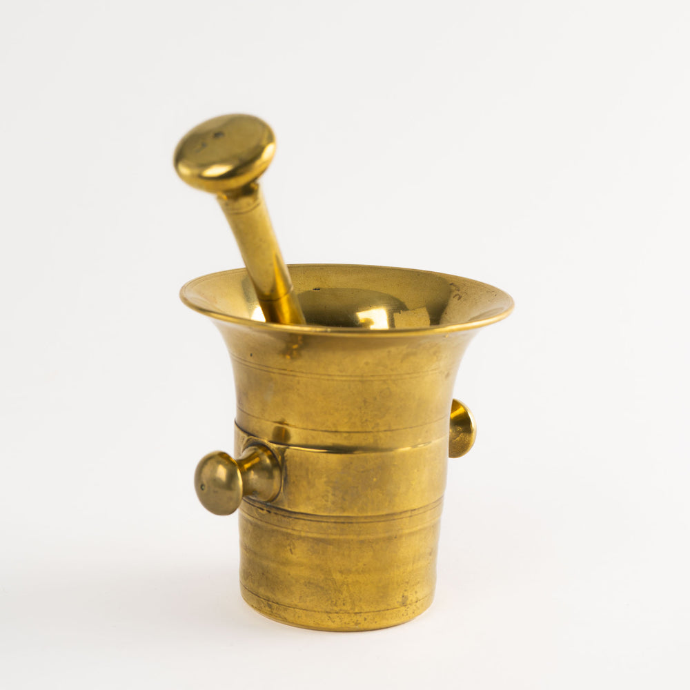 
                      
                        Vintage Heavy Brass Mortar and Pestle Set
                      
                    