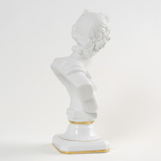 Vintage Apollo Porcelain Bust Figure