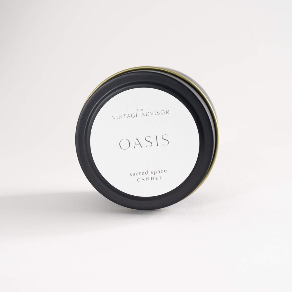 
                      
                        Oasis Travel Candle notes: fig, green leaf, jasmine, moss
                      
                    