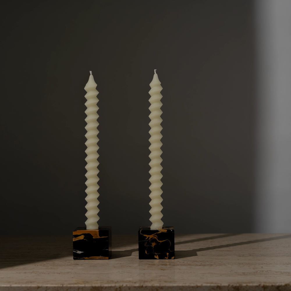 
                      
                        postmodern spiral taper beeswax candles alabaster white
                      
                    