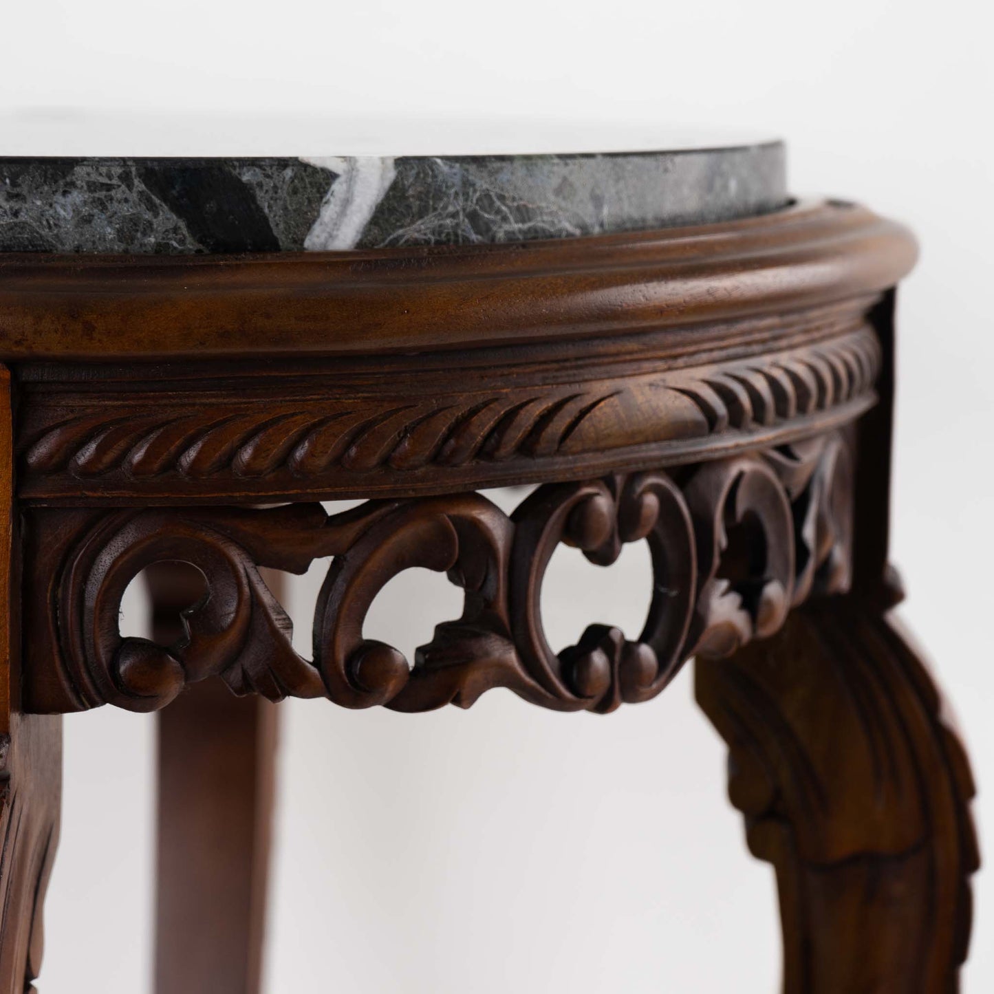 Close up of French Antique style decorative table 
