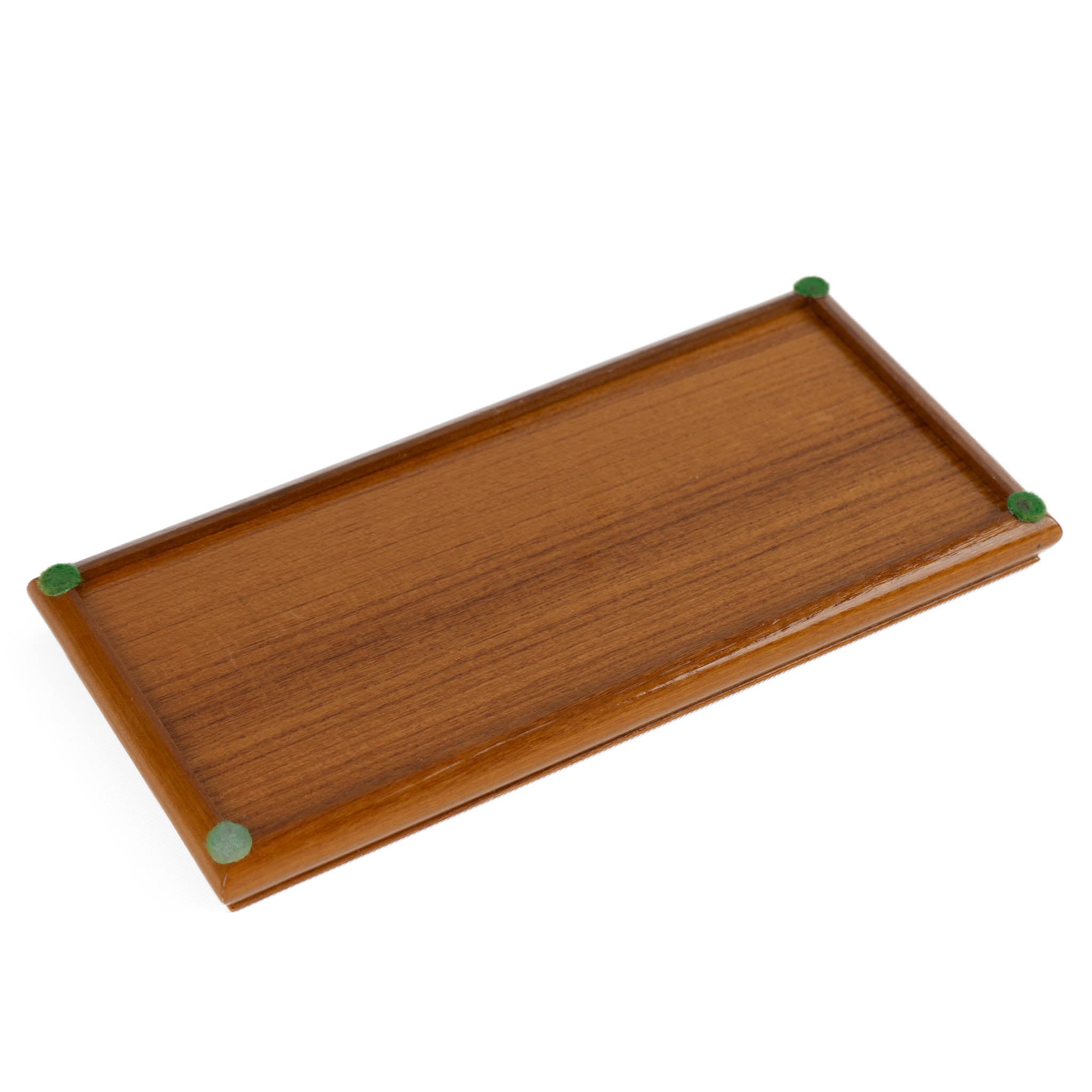 Vintage Wood Marquetry Tray - Six Pattern Geometric Design – The