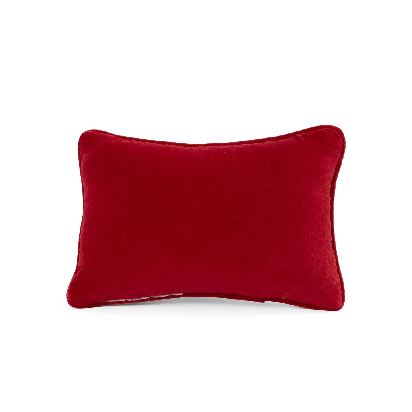 Small vintage needlepoint pillow with 