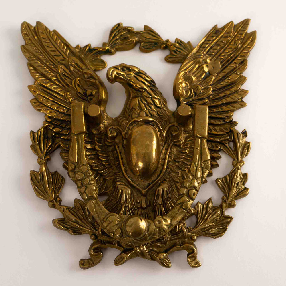 
                  
                    vintage brass eagle door knocker
                  
                