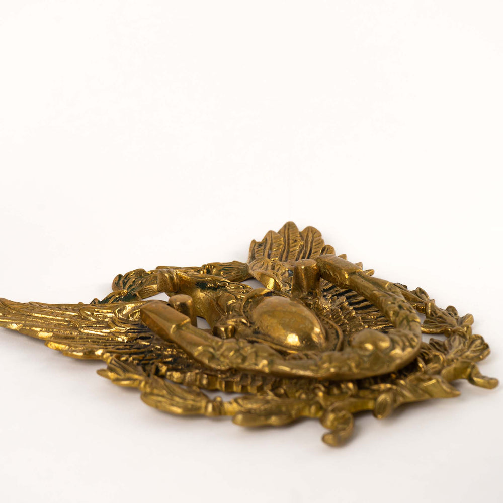 
                  
                    vintage brass eagle door knocker
                  
                