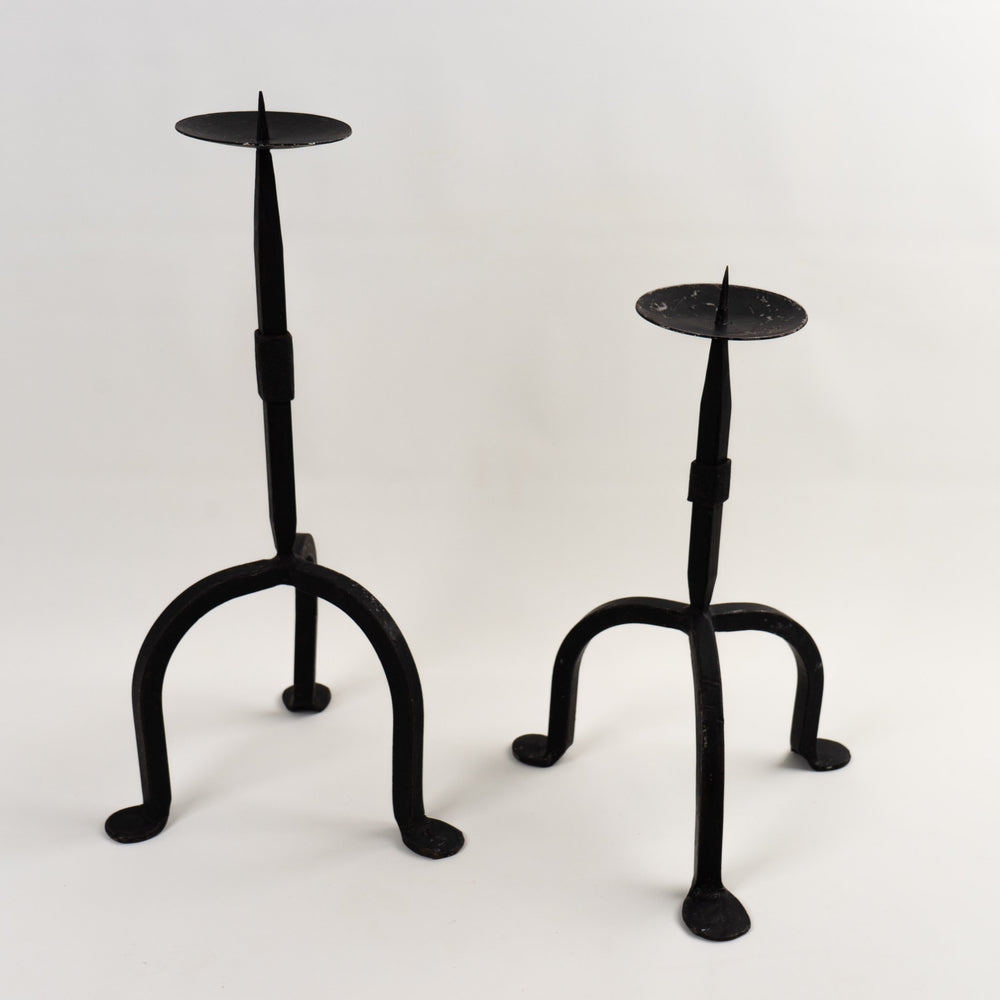 
                  
                    vintage cast iron pillar candleholders - set of 2
                  
                