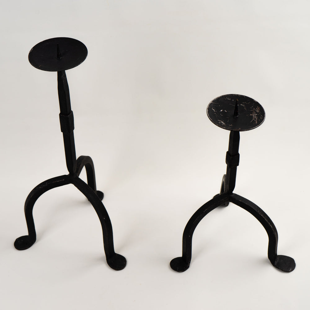 
                  
                    vintage cast iron pillar candleholders 
                  
                