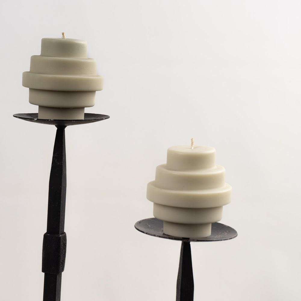 
                  
                    vintage cast iron pillar candleholders - set of 2
                  
                