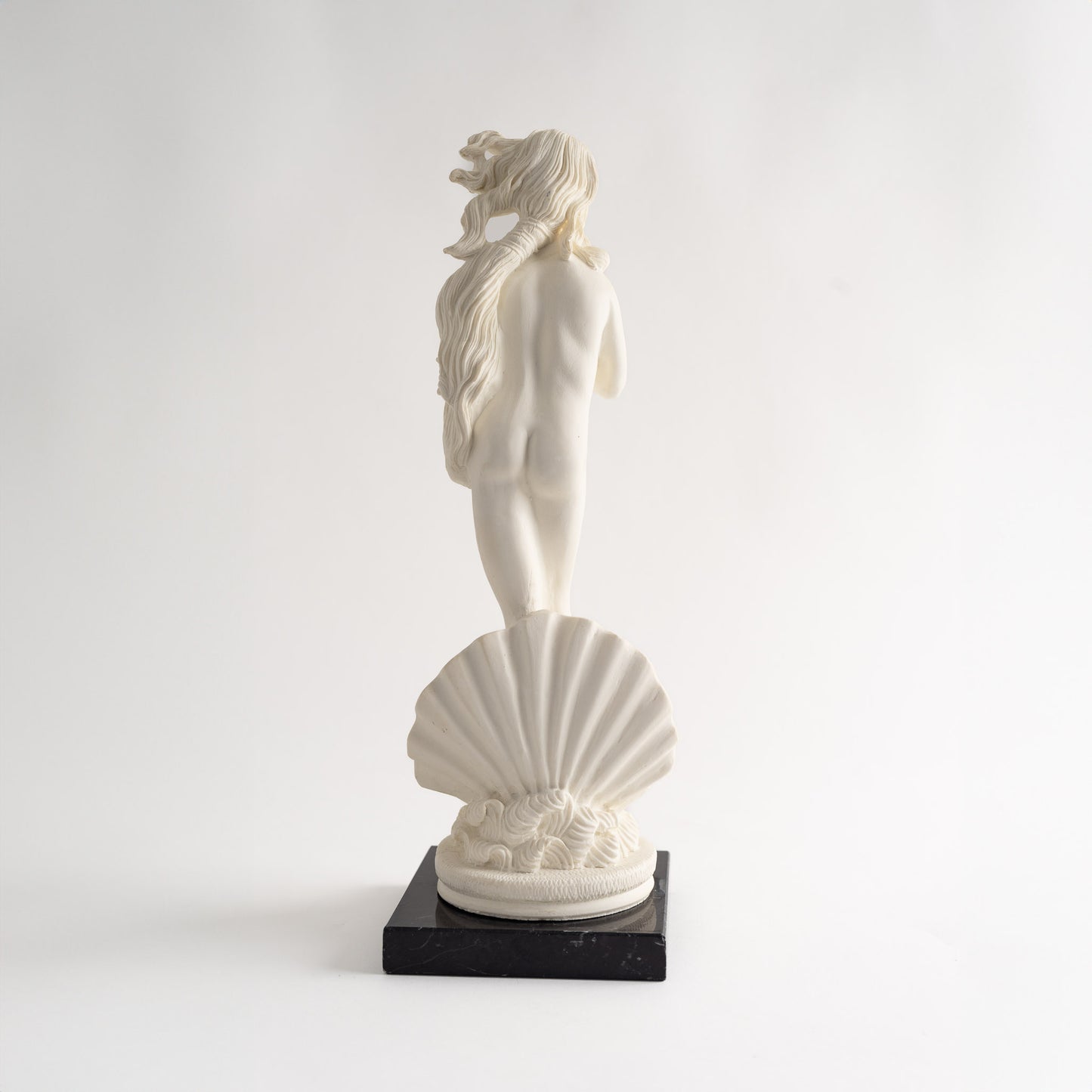 Vintage Venus de Milo Statue on Black Marble Stand