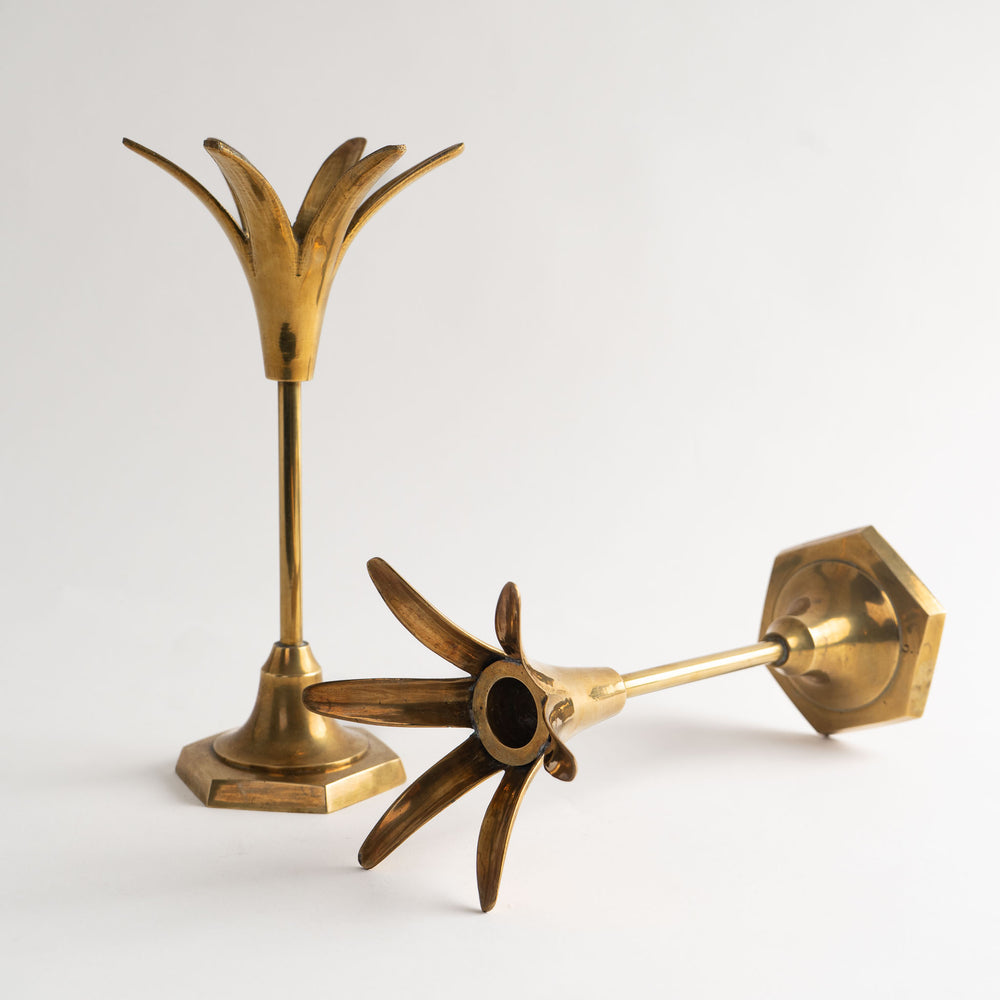 
                      
                        Vintage Brass Pineapple Candlestick Holders - Pair
                      
                    