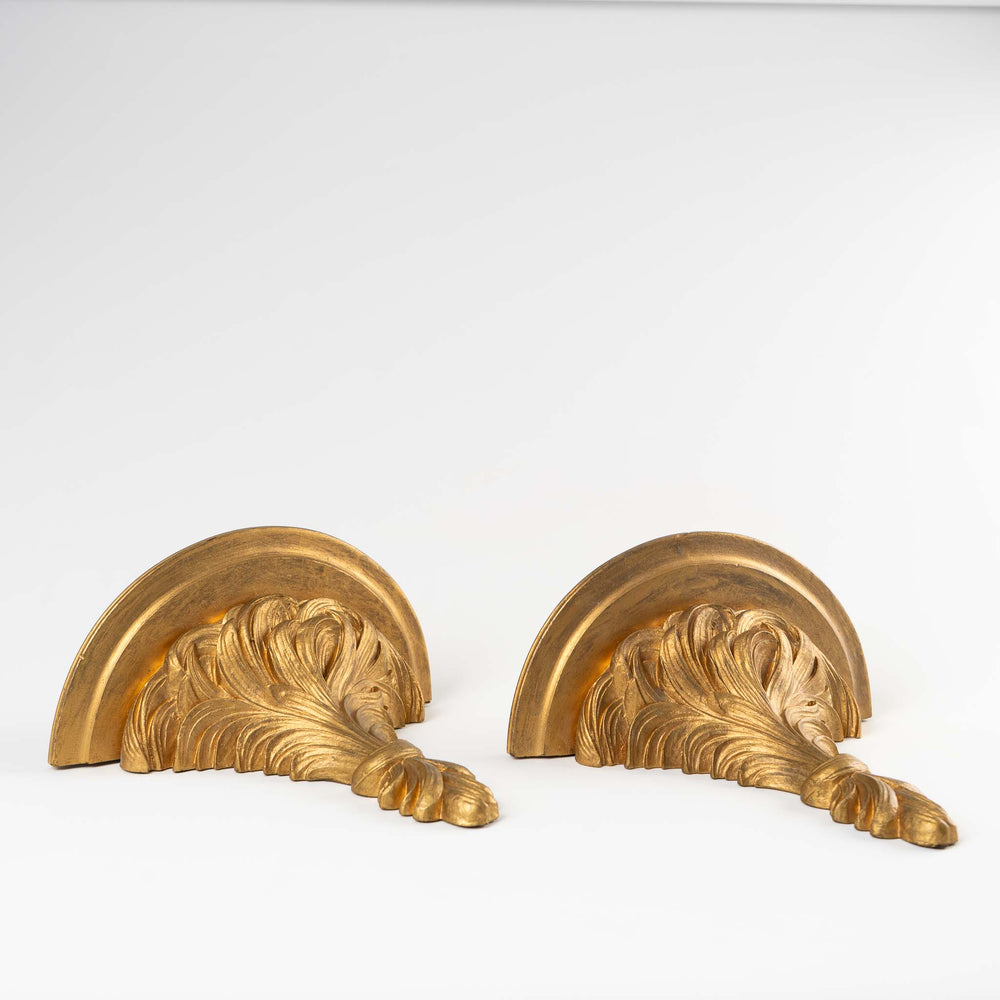 
                      
                        Vintage Gilded Wall Shelves - A Pair
                      
                    