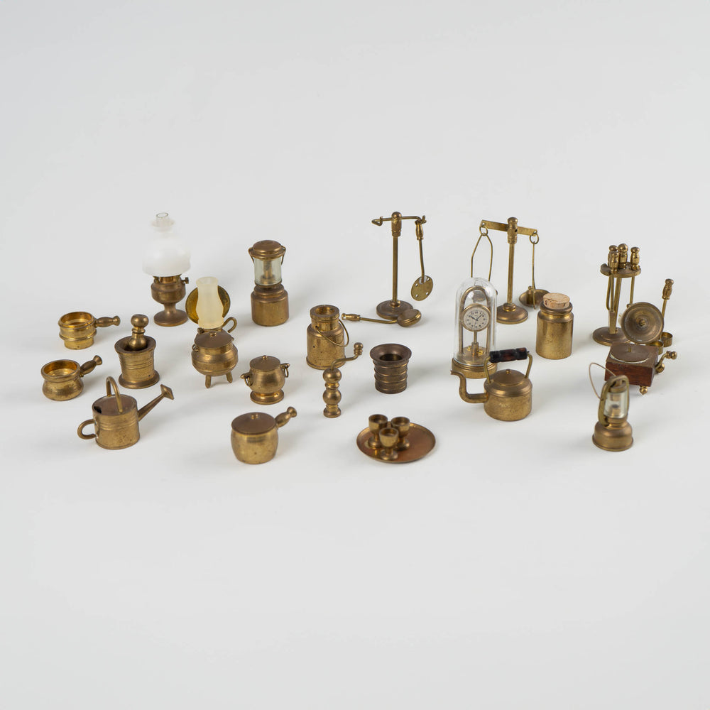 Vintage Brass Temptations Miniature Collection - Mini Brass Figurines