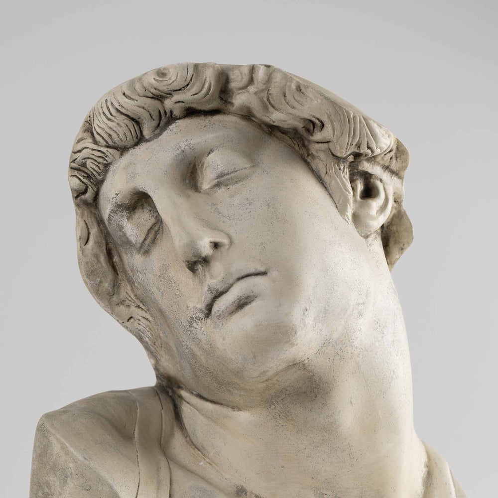 
                      
                        Vintage Plaster Sculpture "The Dying Slave" by Michelangelo, 1970s-80s
                      
                    
