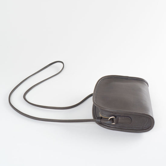Vintage Coach 9017 Abbie Gray Leather Crossbody Bag