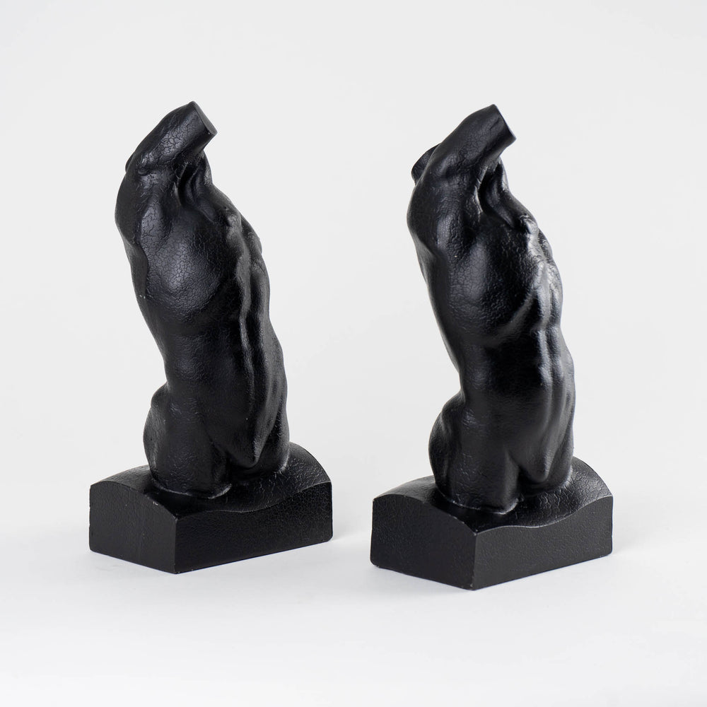 
                      
                        Modern Male Torso Sculpture Bookends - Figures
                      
                    