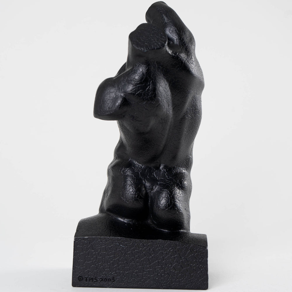 
                      
                        Modern Black Male Torso Sculpture Bookends
                      
                    