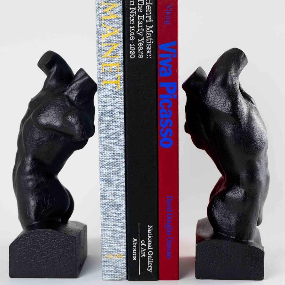 
                      
                        Modern Male Torso Sculpture Bookends
                      
                    