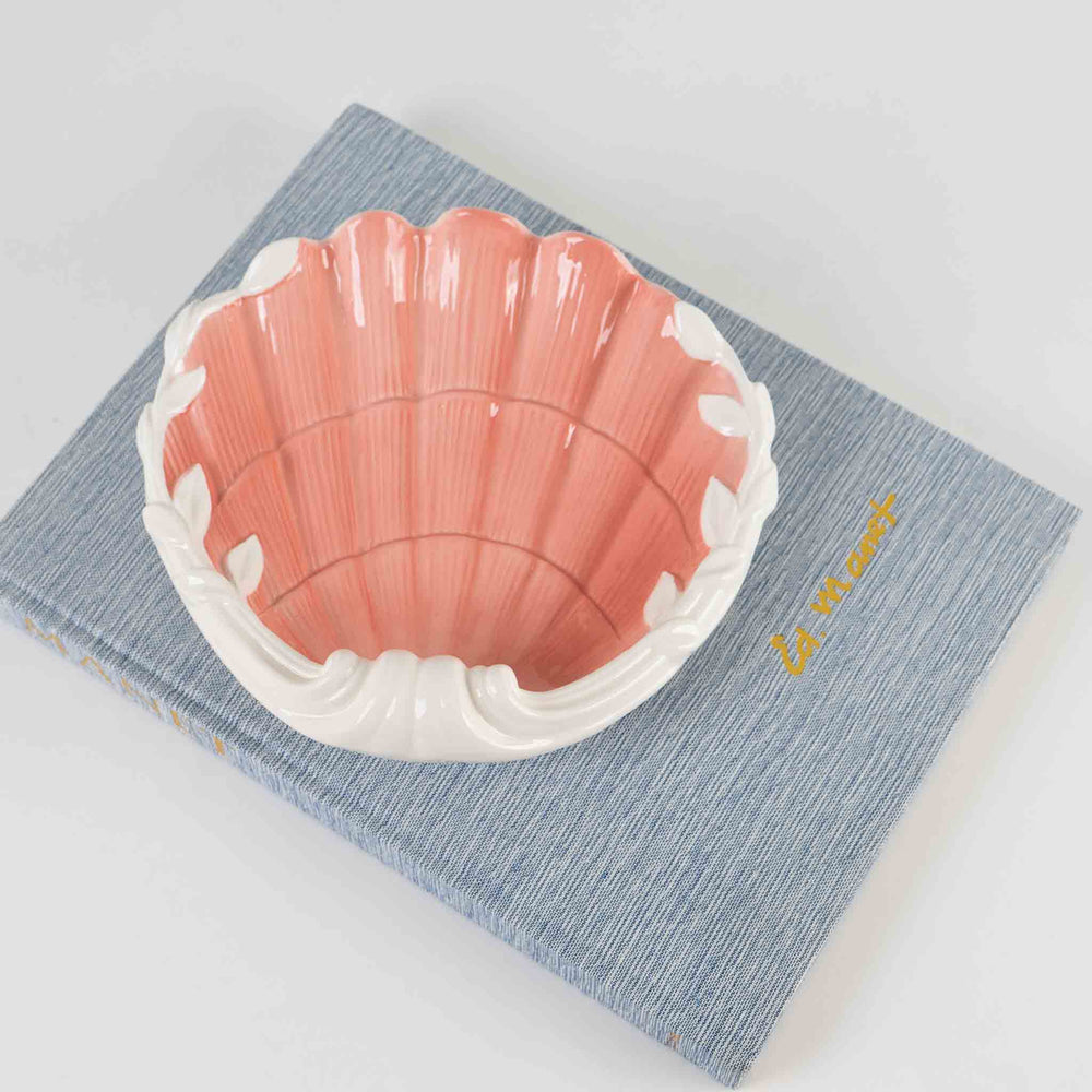 Vintage Fitz Floyd Ceramic Seashell Catchall Dish