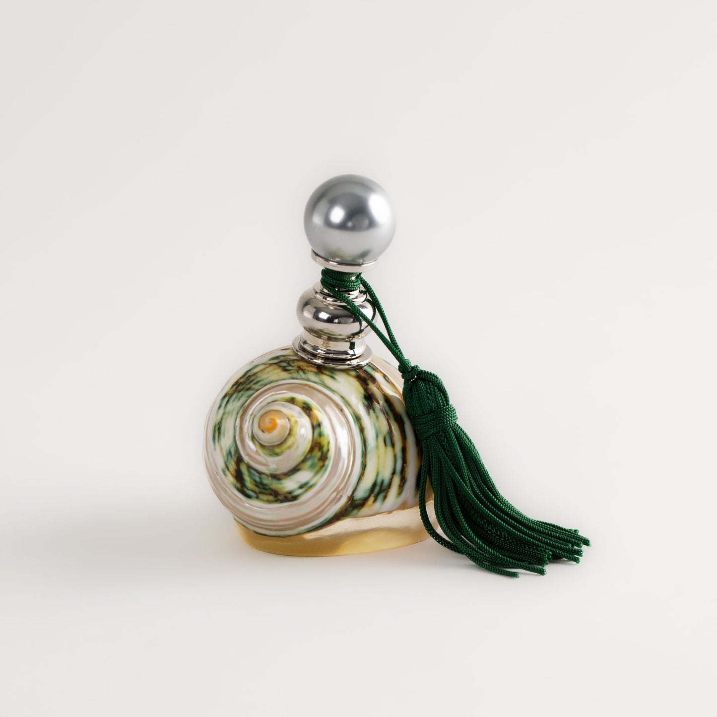 Vintage Shell Perfume Bottle - Seashell Coastal 