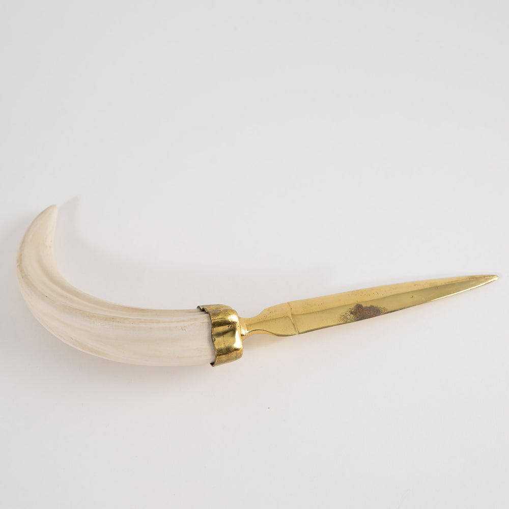 
                      
                        Vintage Faux Horn and Brass Letter Opener
                      
                    
