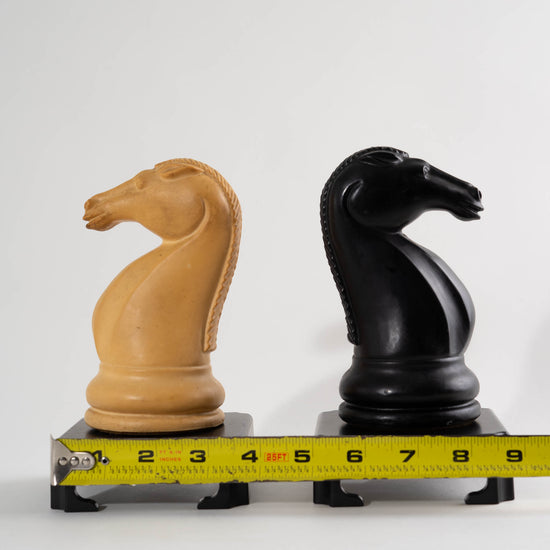 Vintage Oversized Knight Chess Pieces - A Pair