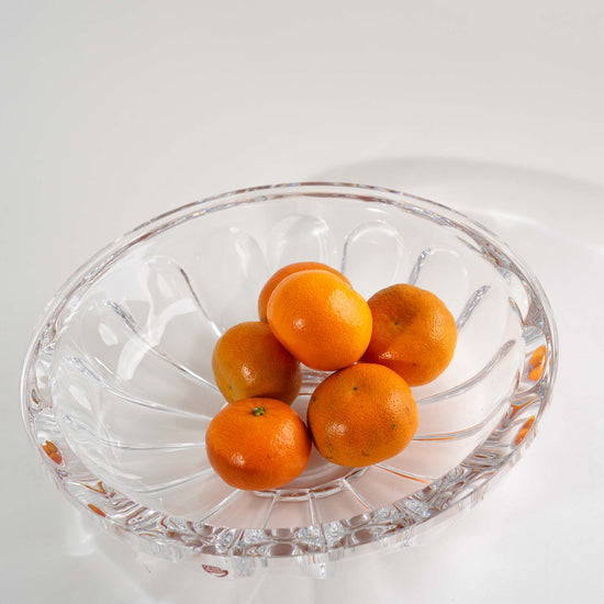 Load image into Gallery viewer, Vintage Gunnar Cyrén for Orrefors Crystal Fruit bowl
