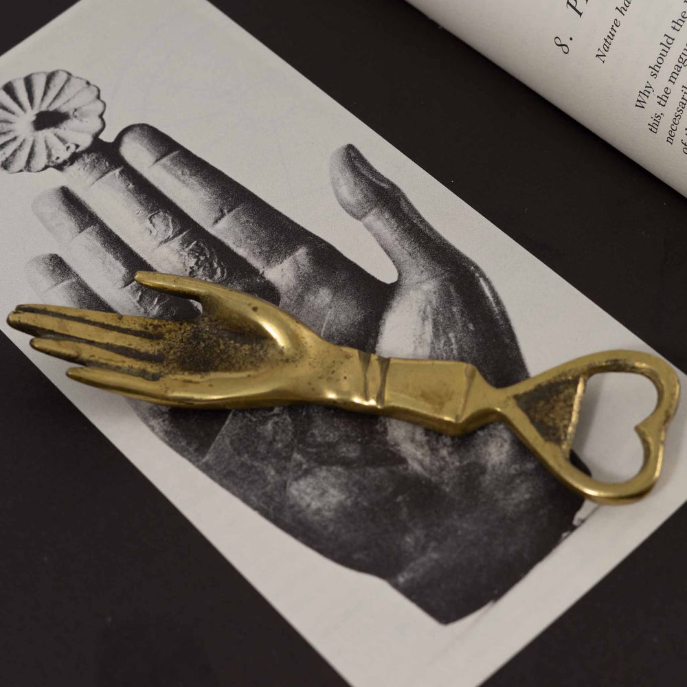 
                      
                        Vintage Brass Hand Bottle Opener
                      
                    