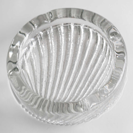 Vintage Shell Glass Ashtray Catchall